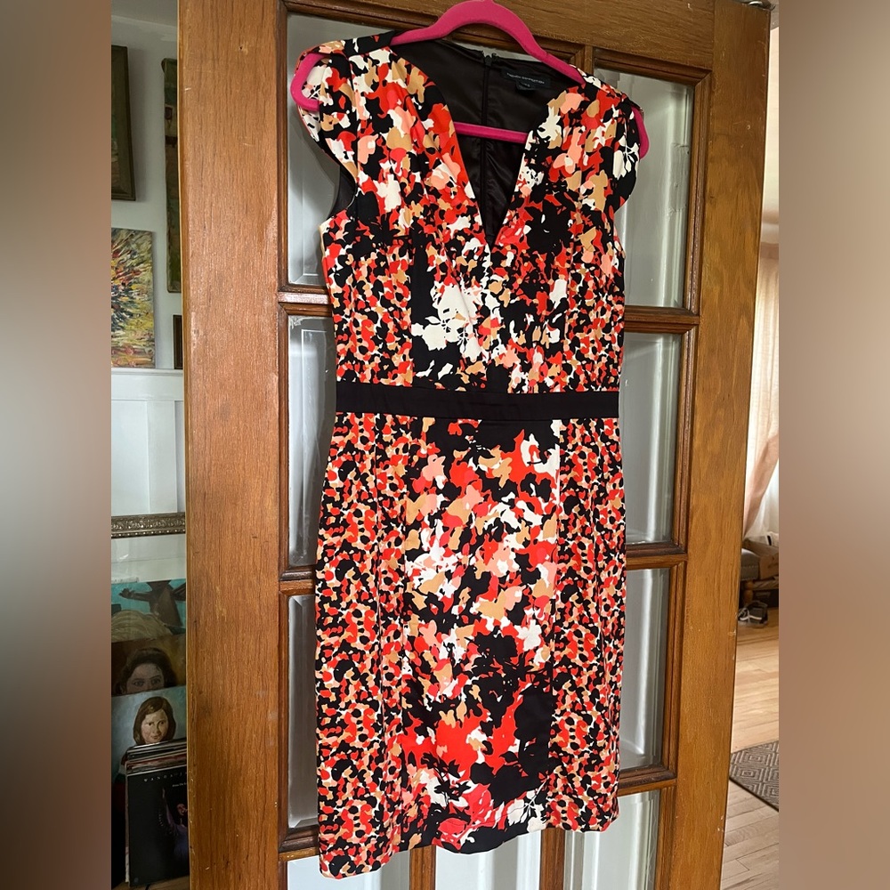 French connection spring/summer/fall sleeveless dress size 8:  cocktail wedding